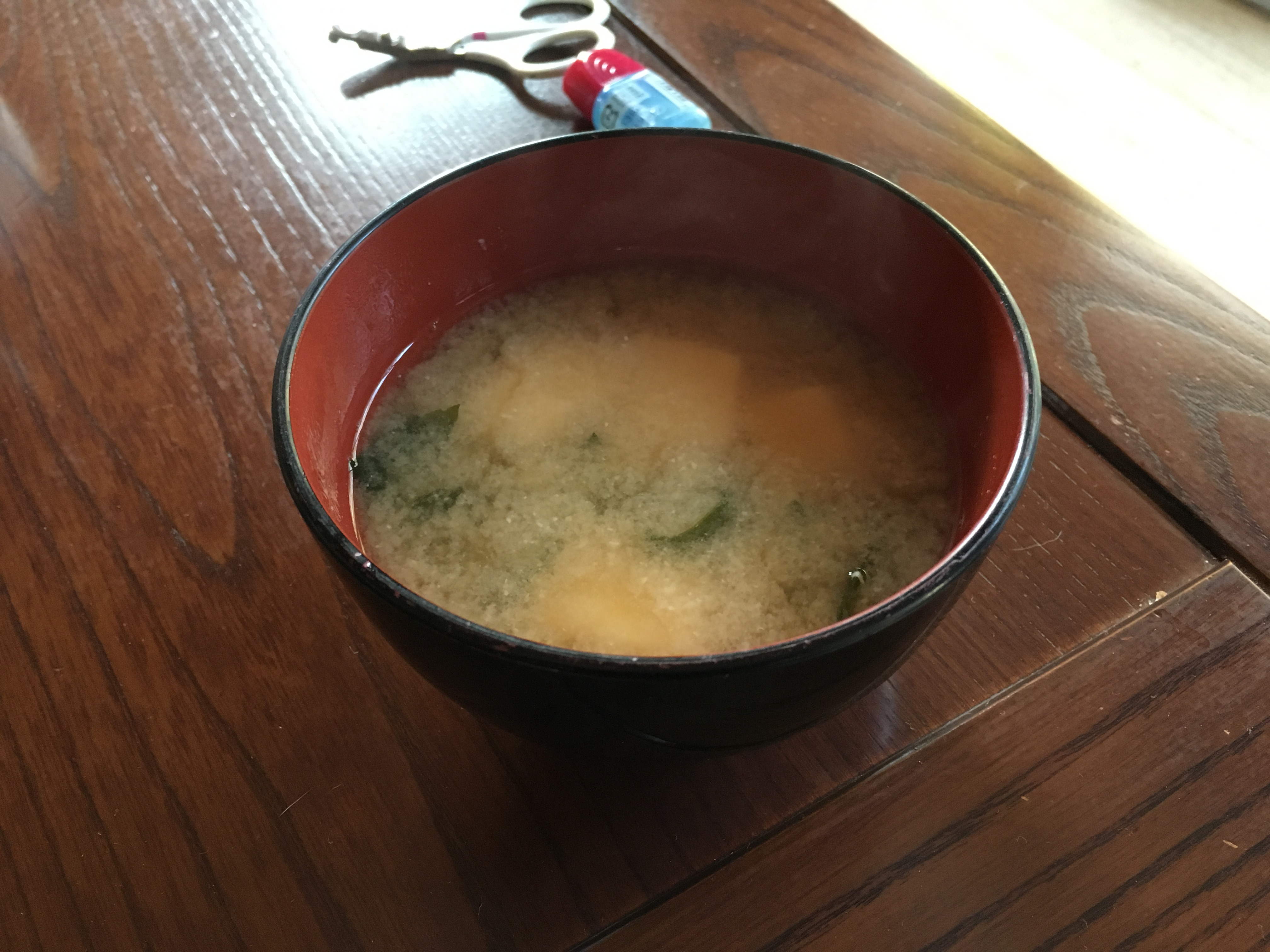 和食_豆腐の味噌汁.JPG無料料理写真